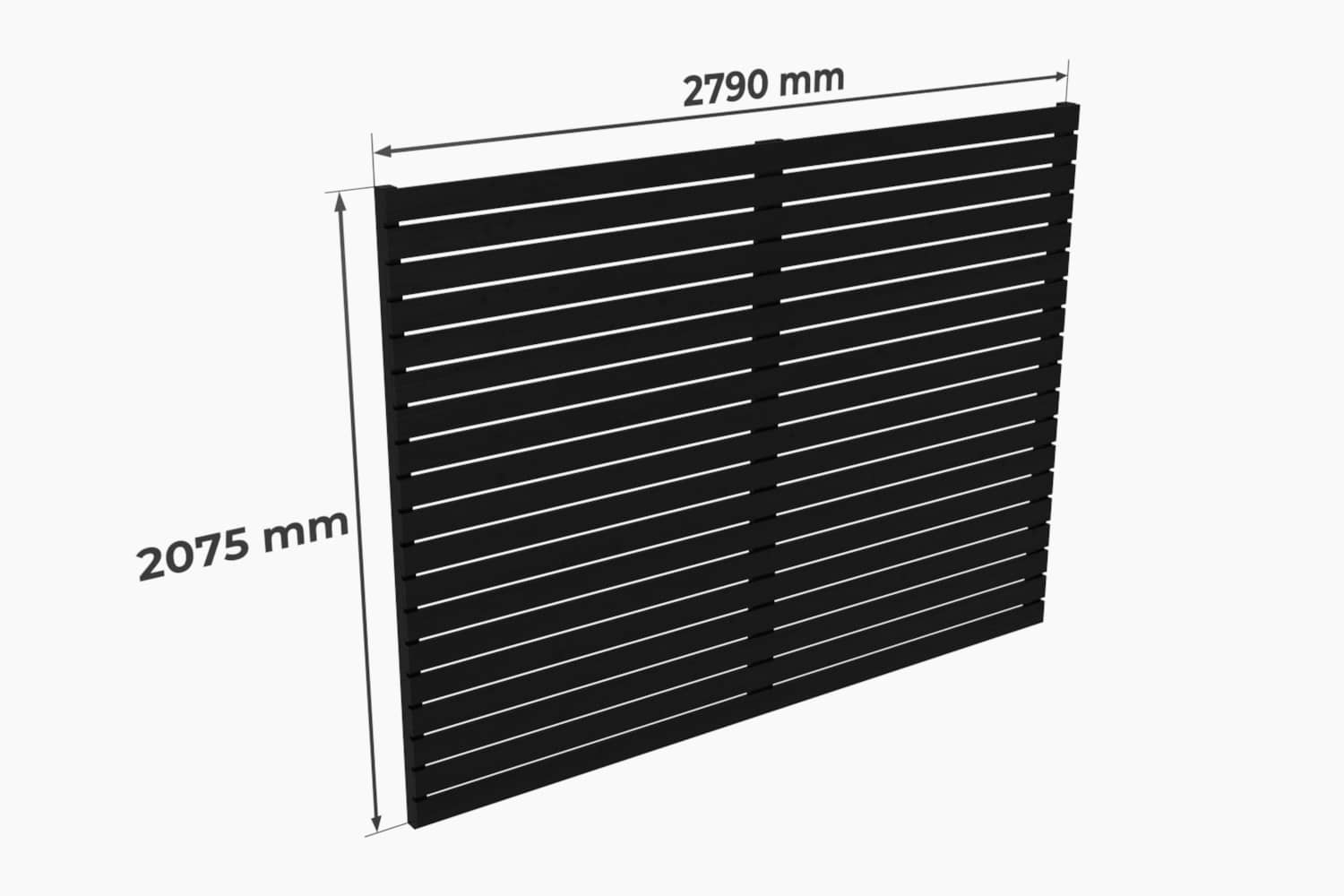 Rear wall image black